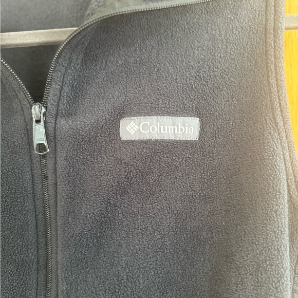 Black Columbia Fleece Vest - Picture 2 of 4